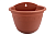 Кашпо настенное Колывань Д 16см терракотовый (С 111Т)