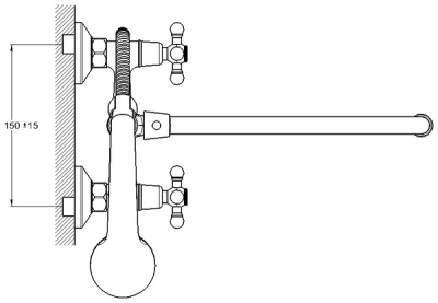 Смеситель для ванны JML7-A605