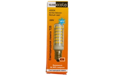 Лампа д/холодильника Ecola LED 10W Е14 4000K