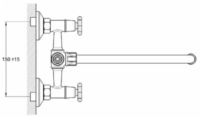 Смеситель для ванны JIK7-A102-A