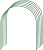Парниковая дуга ПВХ Весна (6шт) 3м