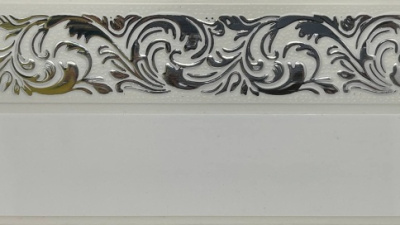 Карниз "Ажур 4" 7см 3.0м 2-х ряд. с поворотом белый