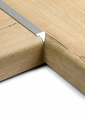 Планка для столешниц 38мм угловая  алюм.