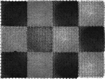 Коврик ТРАВКА 42*56см (черно-серый) 