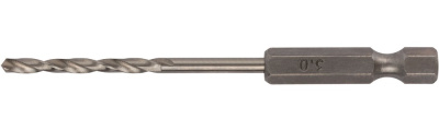 Сверло по металлу HSS 3мм, хв под биту 34030