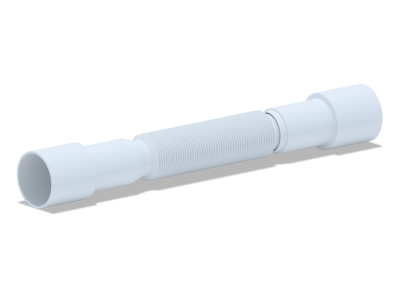 К606 Гибкая труба 40/50*40/50 длина 397-807мм