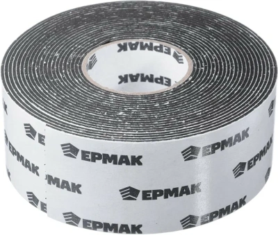 Лента двух/сторонняя 40мм-5м черная ЕРМАК