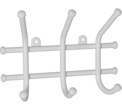 Вешалка Норма 3 белая