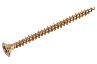 Шуруп желтый цинк 4,5/70  6шт