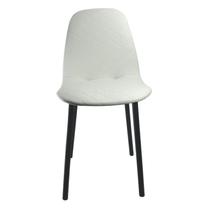 Стул Джимми стеган.бел/черн
