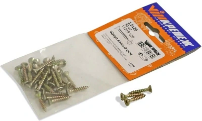 Шуруп желтый цинк 3,5/20  30шт