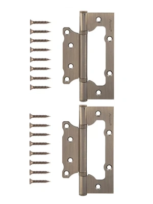 Петля накладная AVERS 125*75*2,5-В2-АВ бронза 2шт