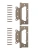 Петля накладная AVERS 125*75*2,5-В2-АВ бронза 2шт