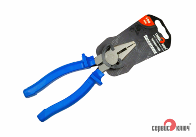 Пассатижи СЕРВИС КЛЮЧ 180мм синие ручки 71180