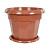Горшок д/цветов гармония 0,7л (коричневый) М 1573