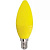 Лампа Ecola LED В35 6W E14 Желтая