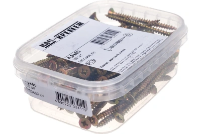 Шуруп желтый цинк 4,5х60мм 100шт