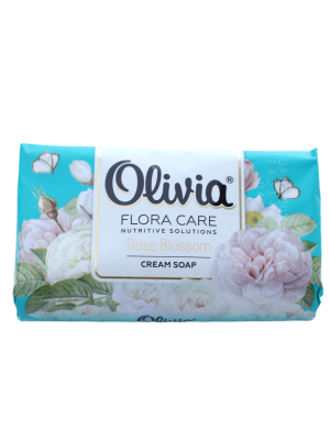 Мыло туалетное "OLIVIA Flora care Rose"140гр