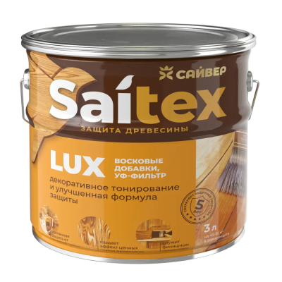 Дер. защитный состав (ОРЕХ) 3л Saitex LUX