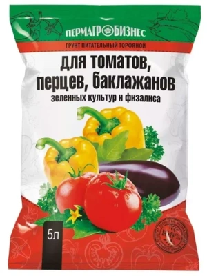 Грунт д/томатов и перца 5л "Пермагробизнес"