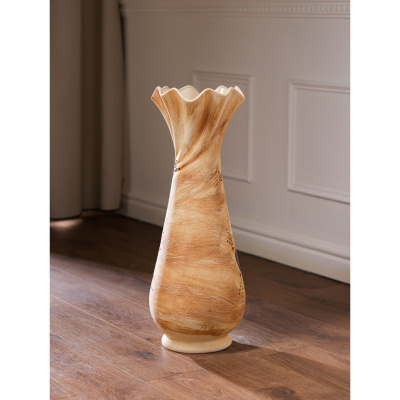 Ваза напольная Вьюн ажур коричневая 2126883