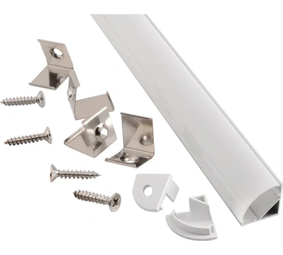 Профиль д/ленты GAL-2000-16-16 угл.круг.(2м)