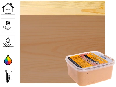 Шпаклёвка по дереву(орех) 600г ЛАКРА