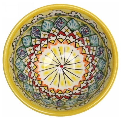 Коса 15,5см средняя желтая 