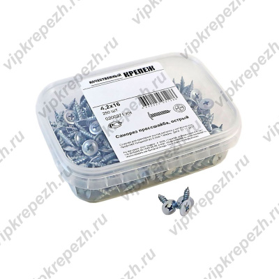 Саморез прессшайба 4,2х16 острый 250шт