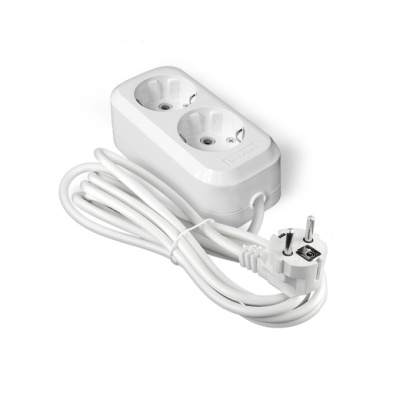 Удлинитель "У" У10-553 ПВС 3*0,75 2гн 2м евро