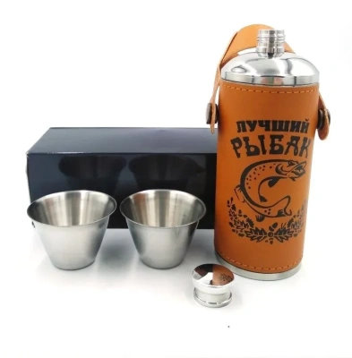 Фляга-10oz в чехле +2стопки GT-10A 