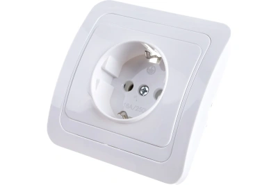 Розетка евро 1СП Валери белая