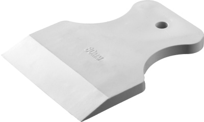 Шпатель резин.(белый) 80мм STAYER 1027-80