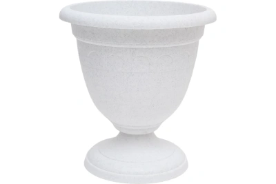 Вазон высокий Колывань 3л мрамор. (С134М) д 22см