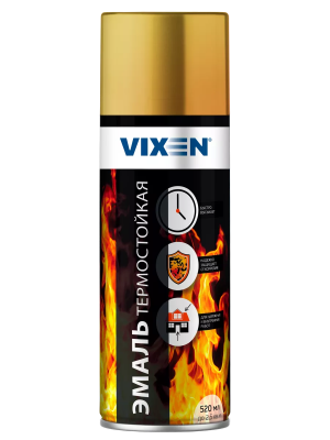 Эмаль термост .(золото) 520мл "VIXEN" 53007