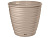 Горшок для цветов SAFFRON D146,1,5л с поддоном (бежевый)
