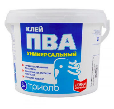 Клей ПВА (ТРИОЛЬ) 3кг 