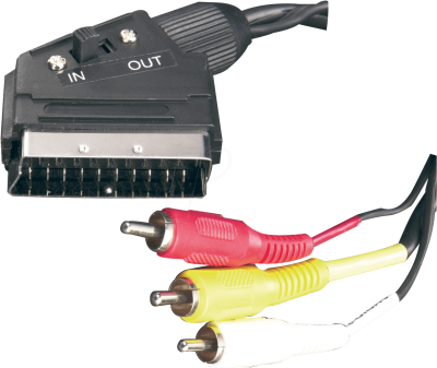 Кабель SCART(Plug)шт-3RCA(Plug)шт 1,5м Rexant 17-1322