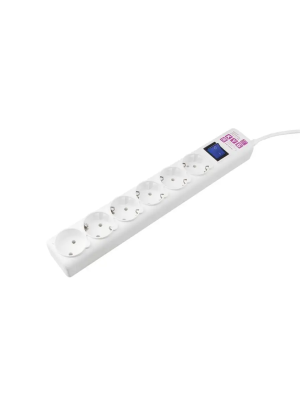 Сет.фильтр Power Cube 6гн*1,9м бел. 16А 3,5кВт 172-502