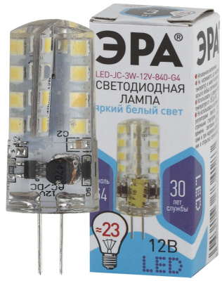 Лампа ЭРА G4 12V 3W 4000