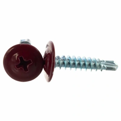Саморез прессшайба красное вино 4,2х16 сверло 250шт