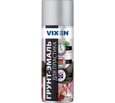 Грунт-эмаль д/пластика 520мл "VIXEN"(белый мат)