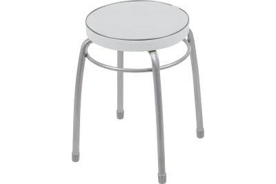 Табурет Фабрик 1 с ободом ТФ01 Ника серый