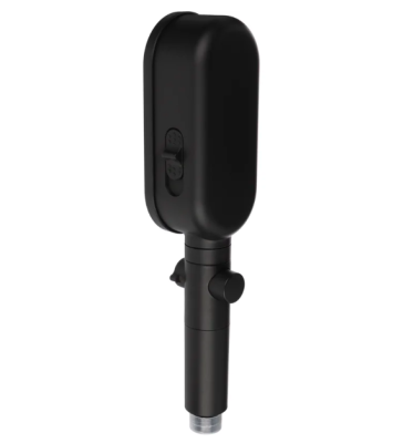 RAIN Лейка д/душа с фильтром, 3-х режимная, кнопка-стоп, черная 582-009