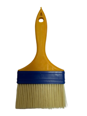 Кисть плоская 95*210мм желто/синяя Китай