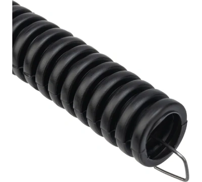 Труба гофр.16мм ПНД черная с зондом 10м