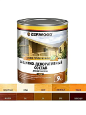 Защитно-Декор  (Калужница) 0,85 "ZERWOOD" алкидное