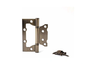 Петля накладная Vanger 100*75*2-P2-AВ бронза 1шт