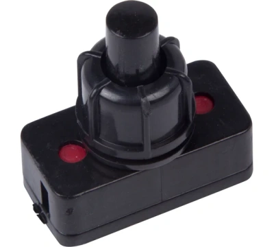 Выкл-кнопка 250V 1A (2с) (ON)-OFF 36-3011 черн.д/наст.лампы