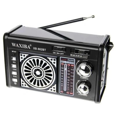 Радиоприемник XB-862URT FM/AM/SW USB/SD аккам Bluetooth XB-862URT